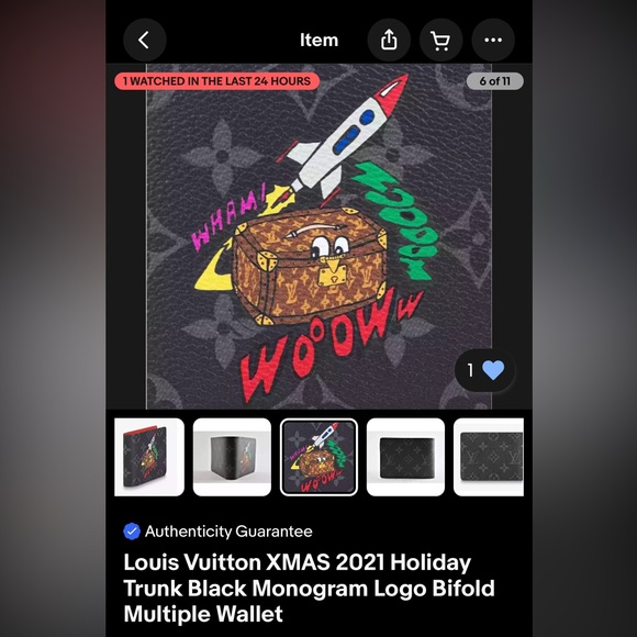 2021 Louis Vuitton Eclipse Wallet 2021 Holiday collection! - Picture 2 of 7